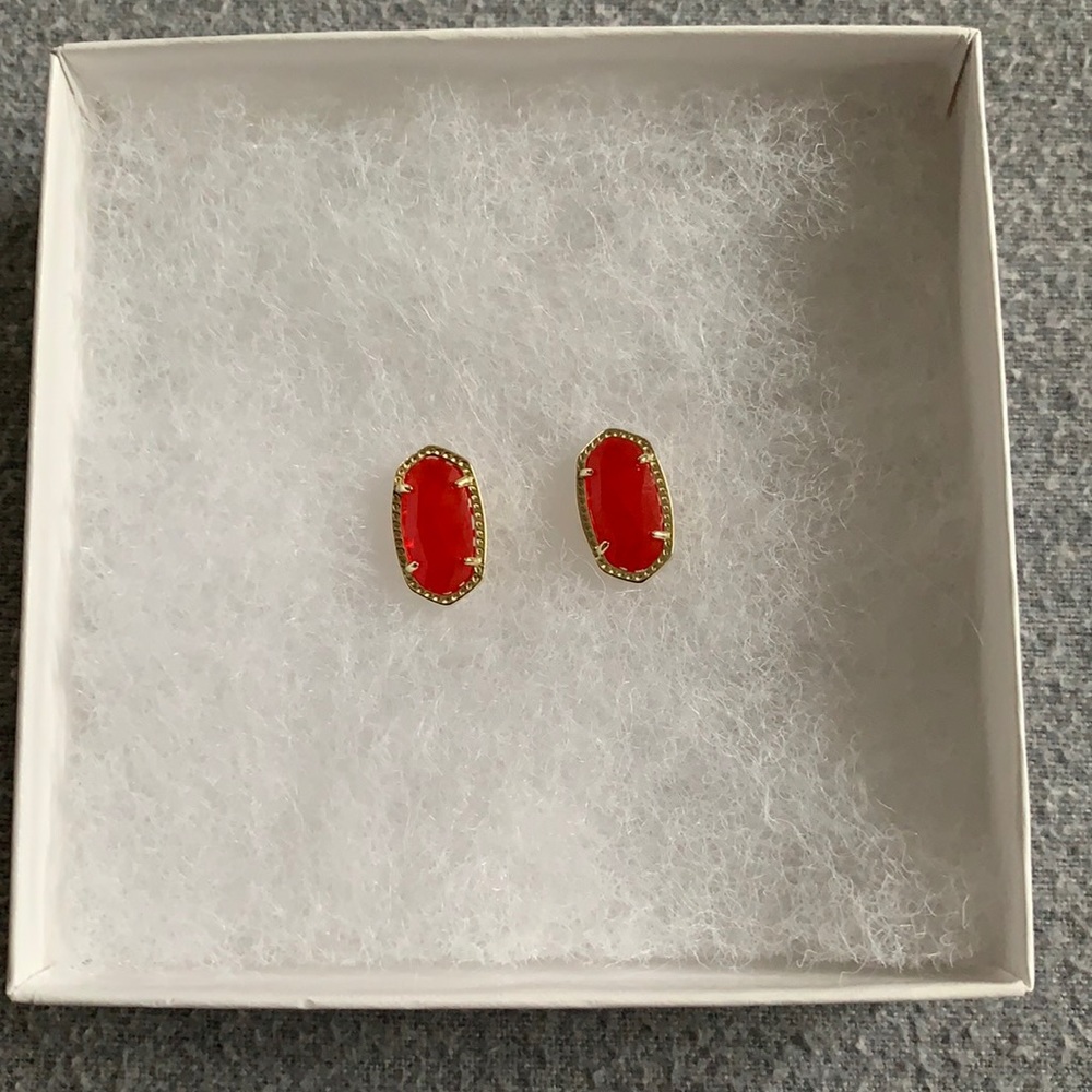 Kendra Scott oval silhouette studs